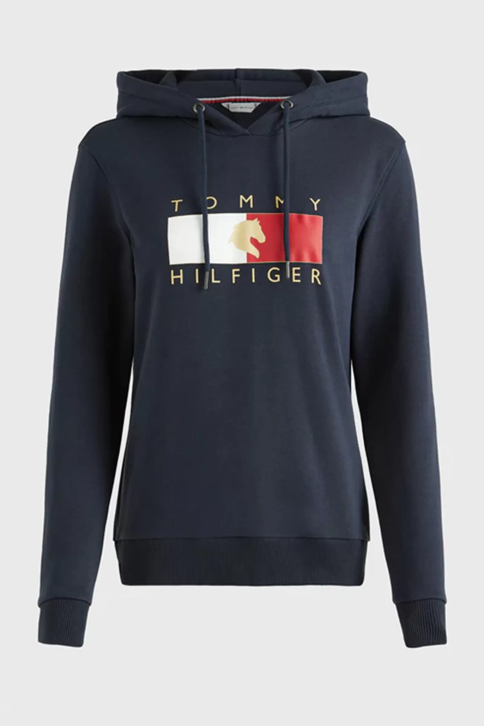 tommyhilfigerequestrian Sweat A Capuche Pour Femme Tommy Hilfiger Style Dore< Pulls & Sweat