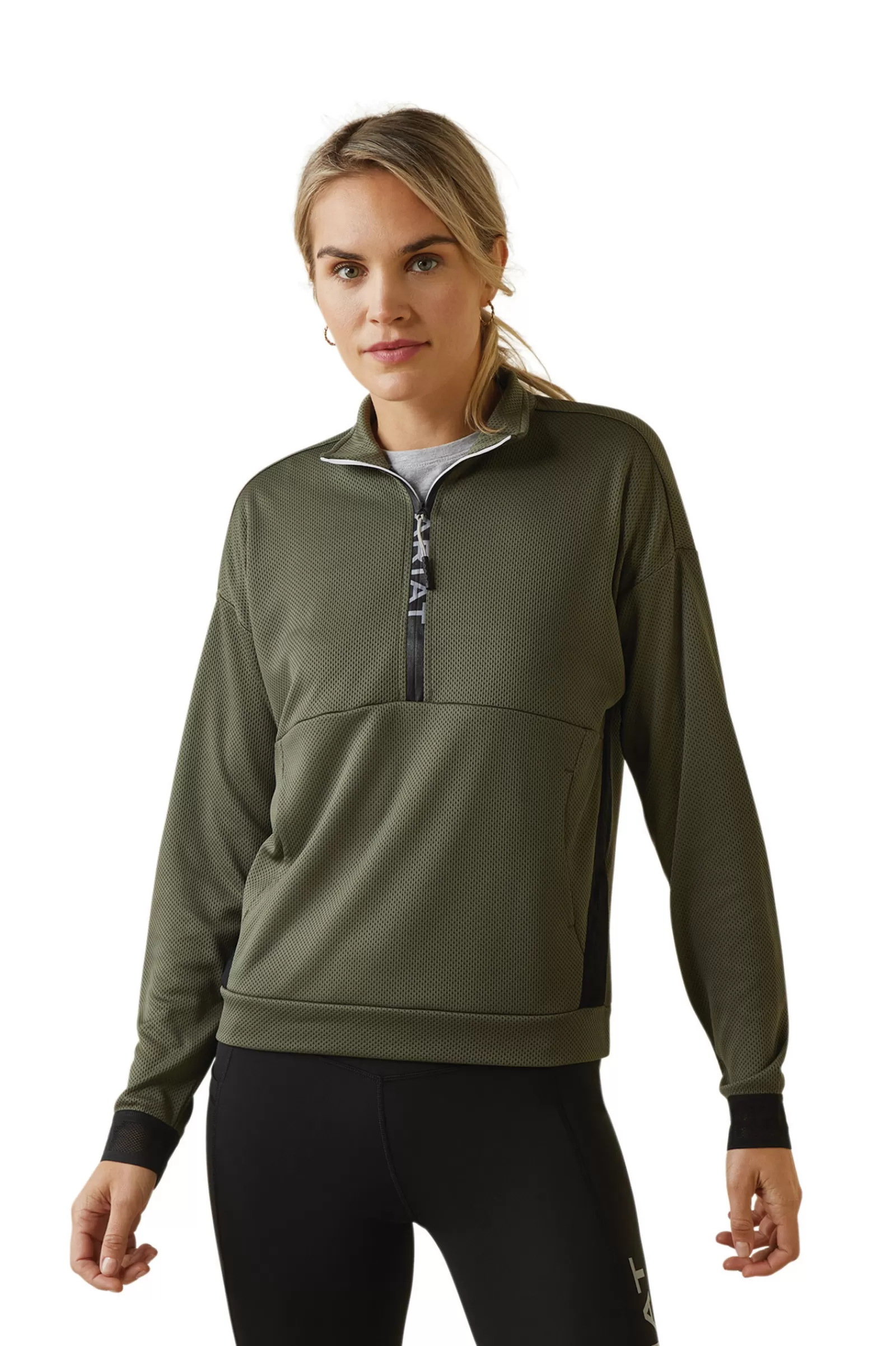 ariat Sweat Femme Breathe 1/2 Zip< Pulls & Sweat