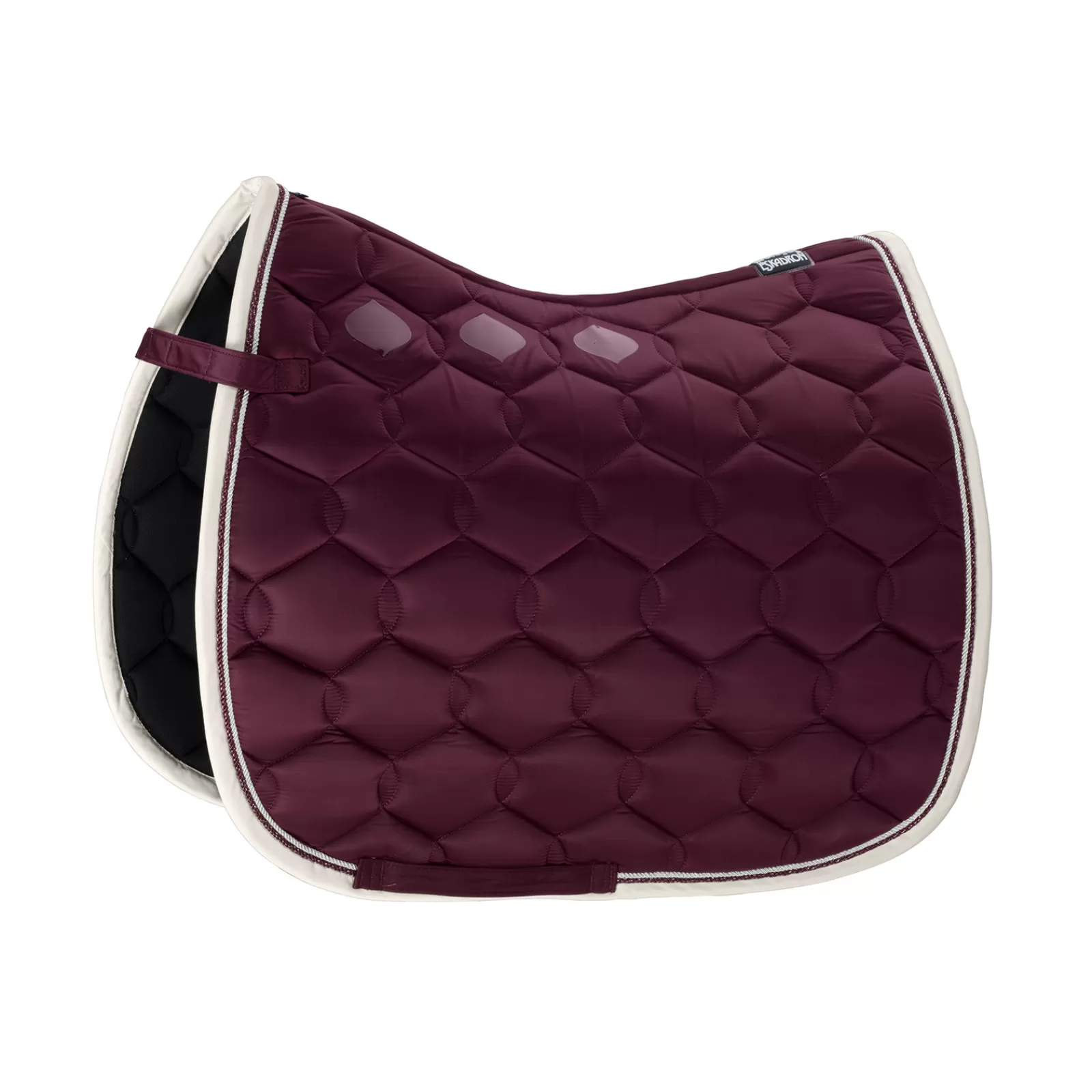 Hot Tapis De Selle De Dressage Brillant Vague Contraste Tapis Dressage