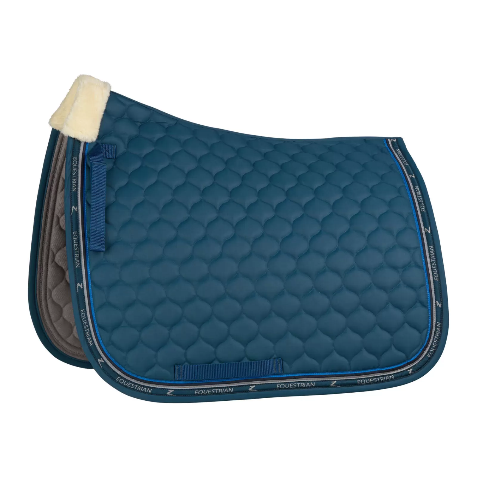 Sale Tapis De Selle De Dressage Claremont Avec Fausse Fourrure Tapis Dressage