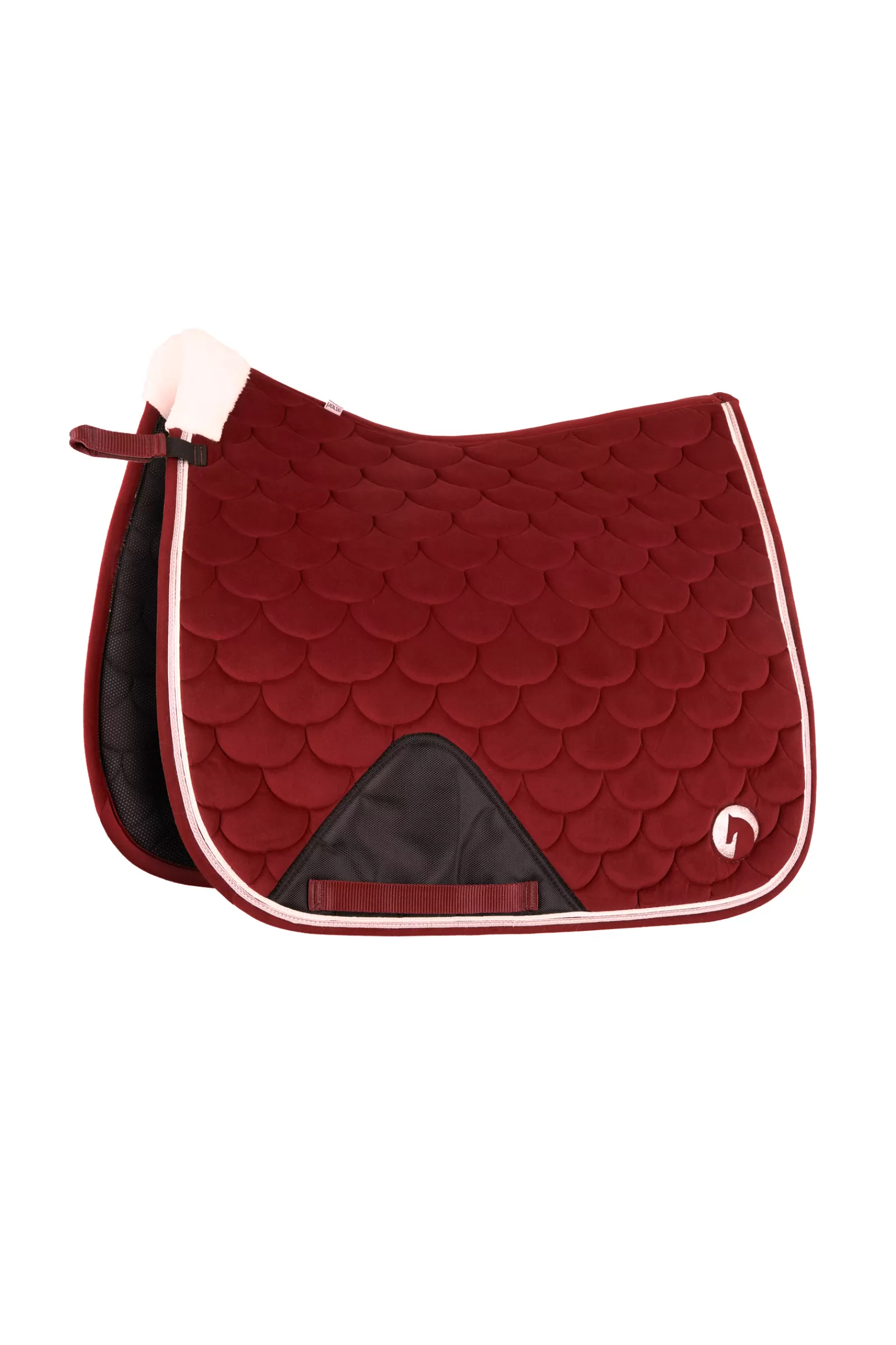 Sale Tapis De Selle De Dressage Geneva Avec Fausse Fourrure Tapis Dressage