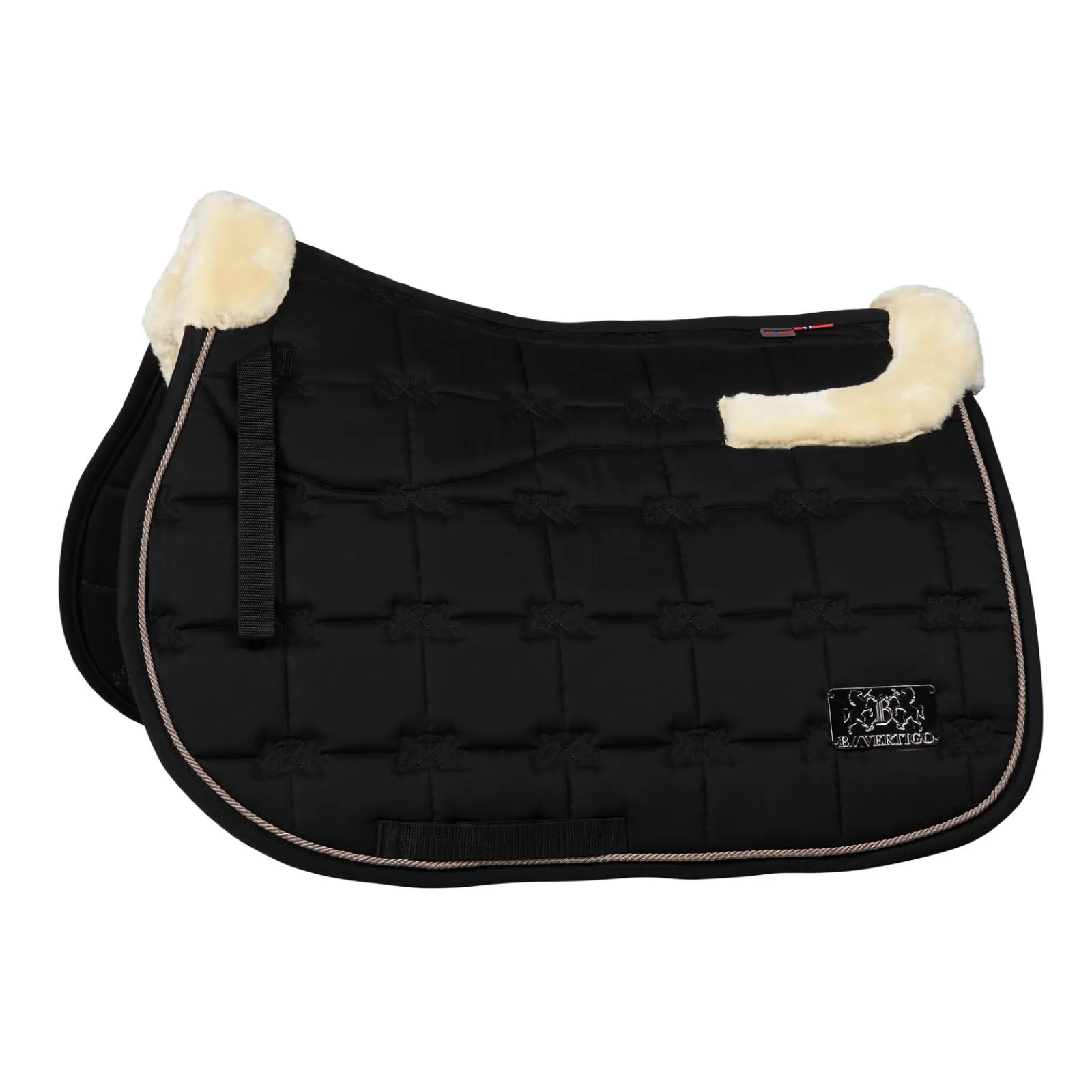Fashion Tapis De Selle Mixte B Vertigo Alaska Avec Bordure En Fausse Fourrure Tapis De Selle Mixte