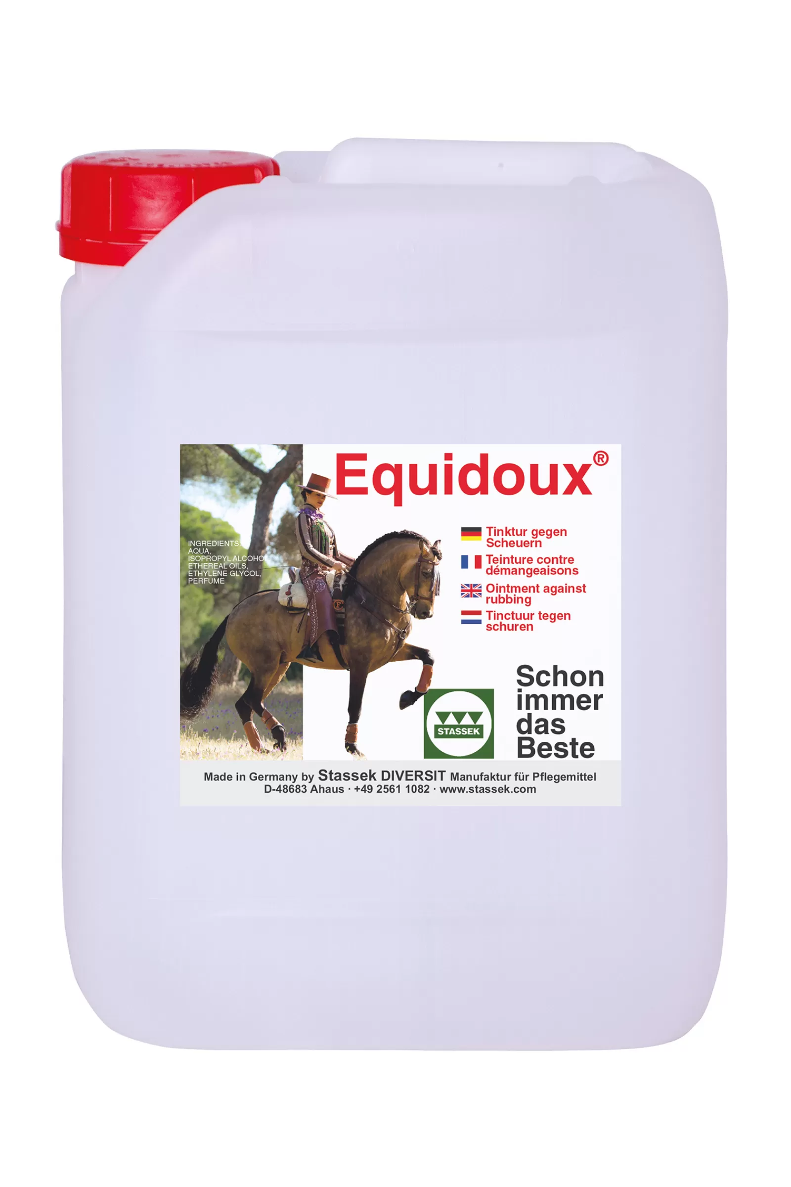 Outlet Teinture Anti-Demangeaisons Equidox, 5 Litres Soins De La Fourrure, De La Peau Et De La Criniere