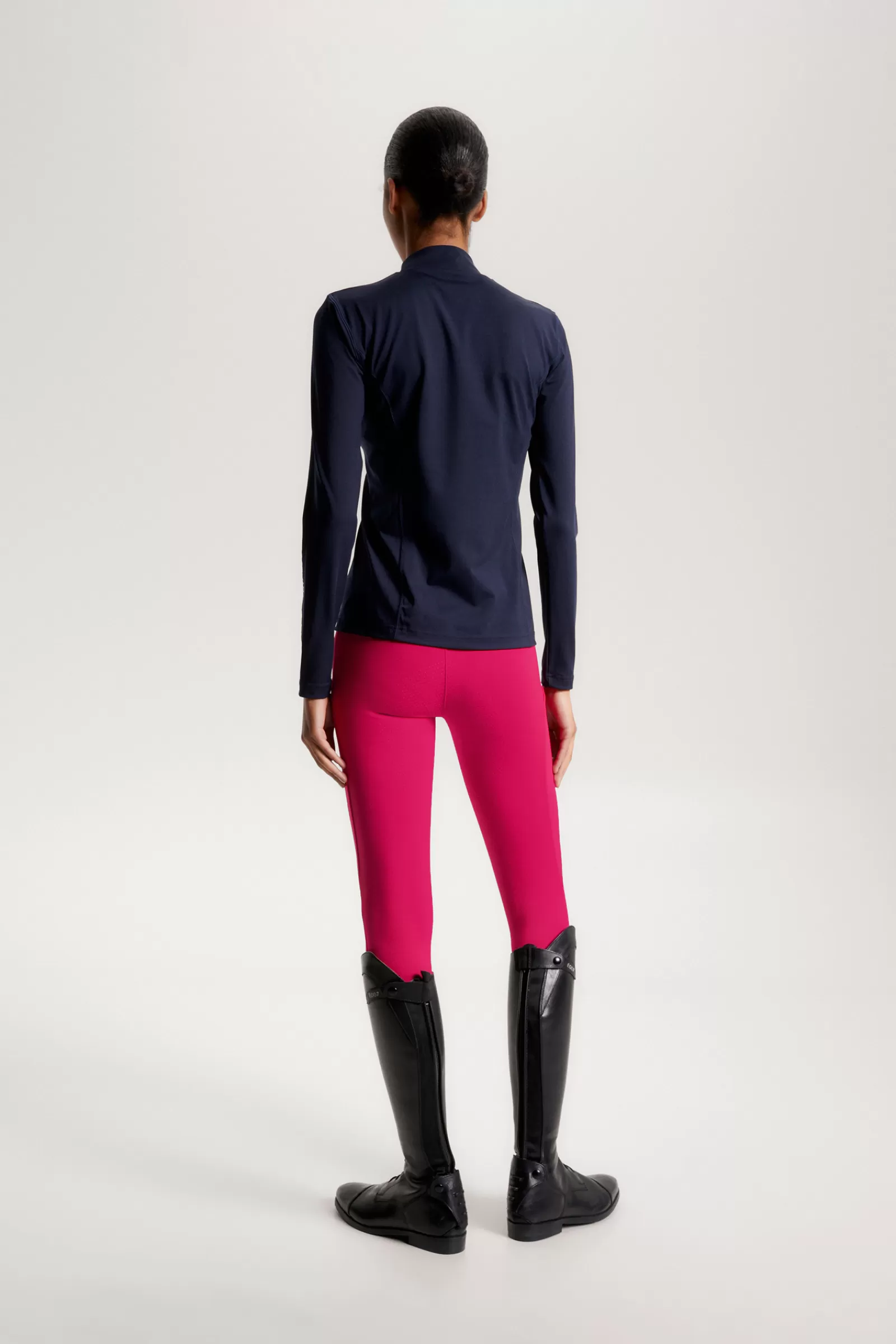 tommyhilfigerequestrian Tommy Hilfiger Equestrian Couche De Base A Col Haut Et Manches Longues< Tee Shirts & Polos