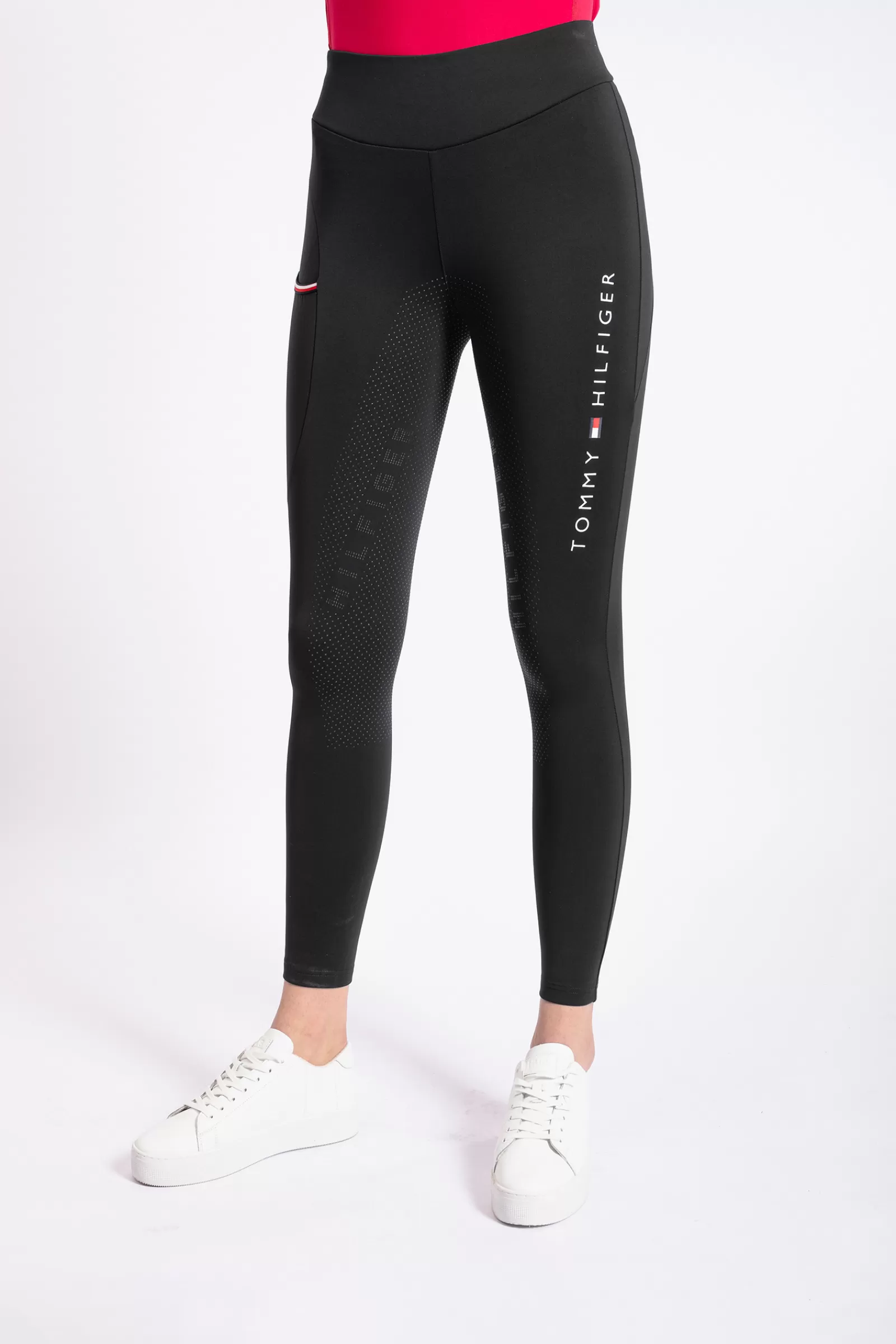 tommyhilfigerequestrian Tommy Hilfiger Equestrian Elmira Collant D'Hiver Full Grip Ridign Pour Femme< Leggings D'équitation