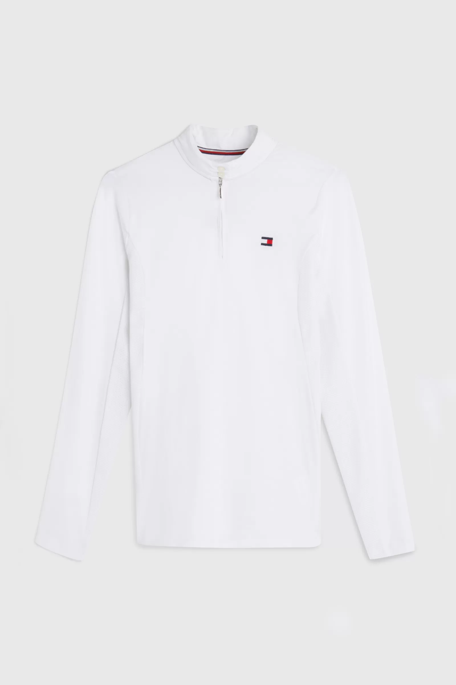 tommyhilfigerequestrian Tommy Hilfiger Equestrian Fresh Air Chemise De Concours A Manches Longues Pour Femme< Concours
