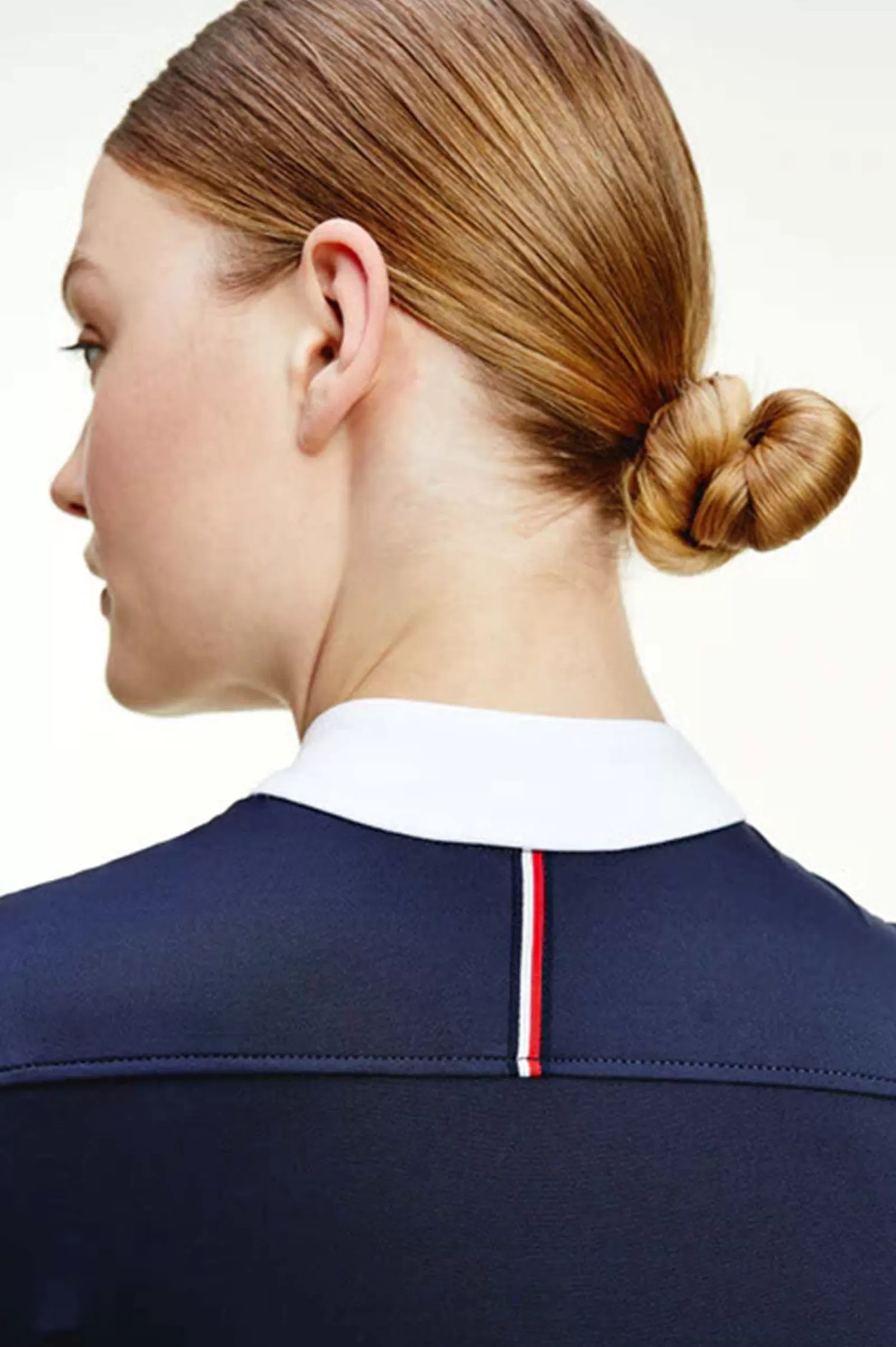 tommyhilfigerequestrian Tommy Hilfiger Equestrian T-Shirt De Concours A Manches Courtes Pour Femmes< Tee Shirts & Polos