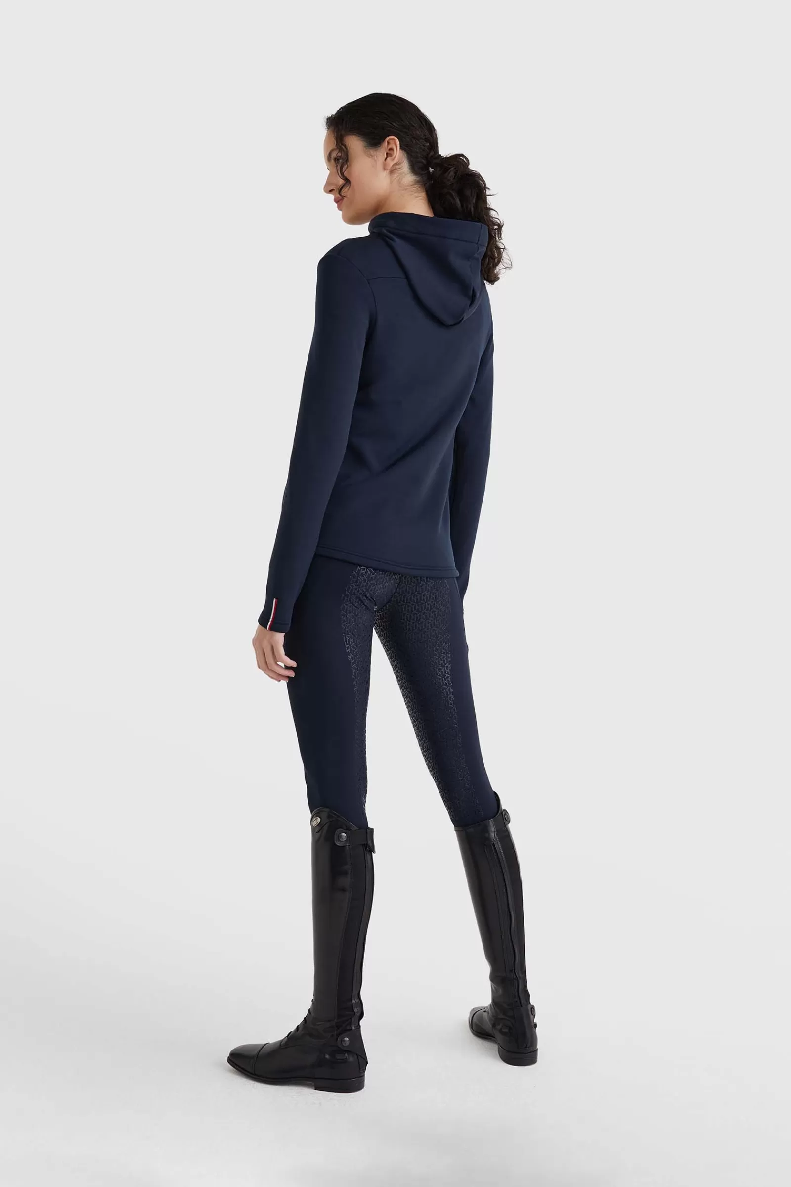 tommyhilfigerequestrian Tommy Hilfiger Equestrian Veste D'Entrainement Unicolor Femmes< Pulls & Sweat