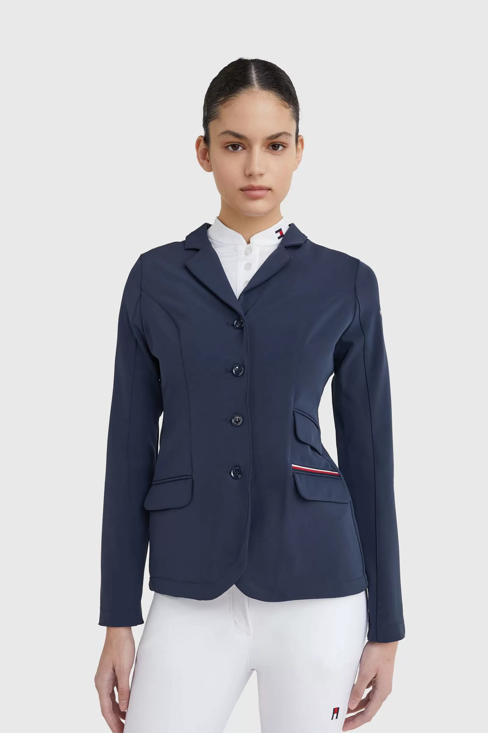 tommyhilfigerequestrian Tommy Hilfiger Equestrian Veston De Concours Pour Femmes< Concours