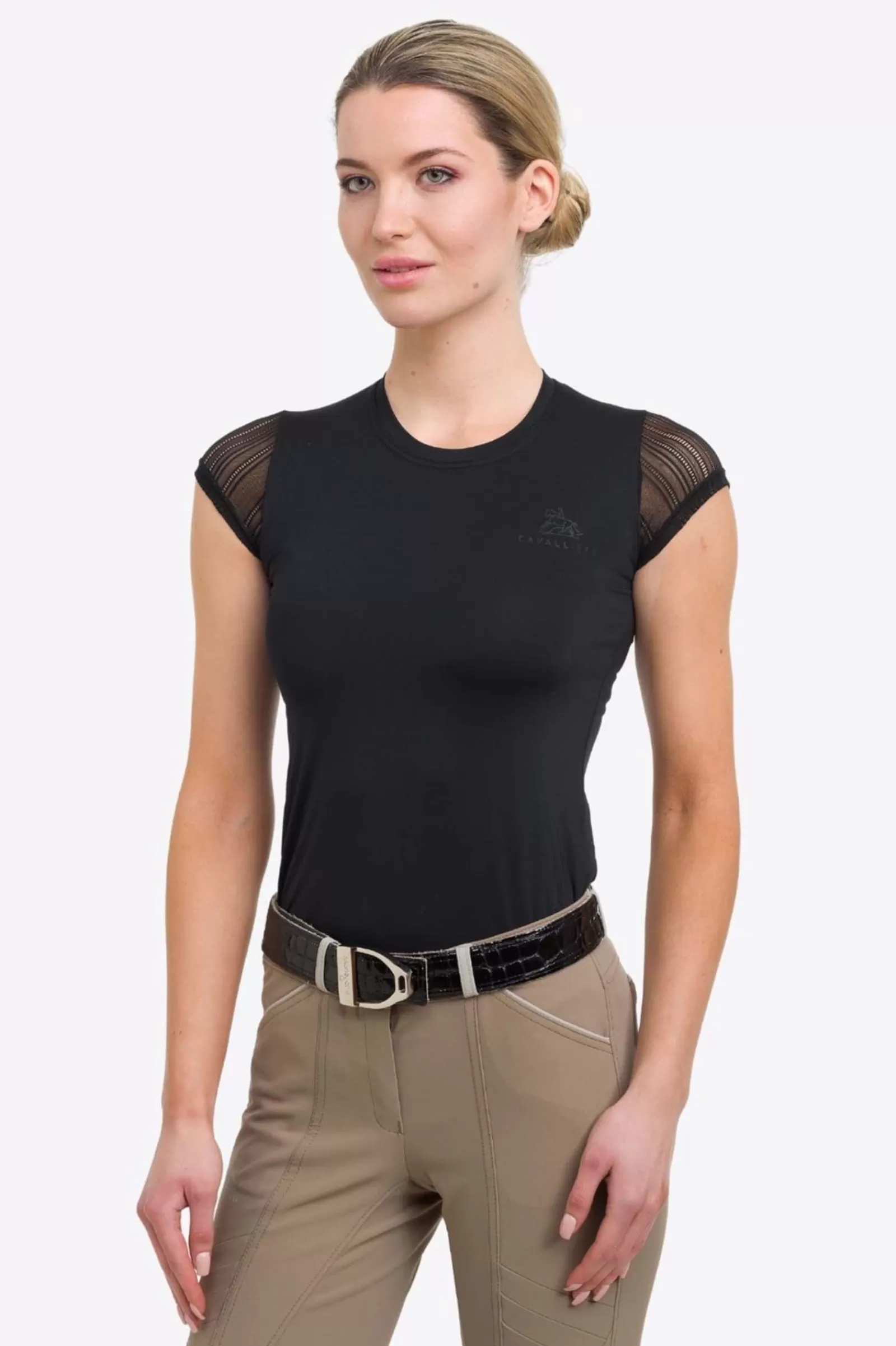 cavalliera Top Casual Contessa, Manches Courtes, Femme< Tee Shirts & Polos