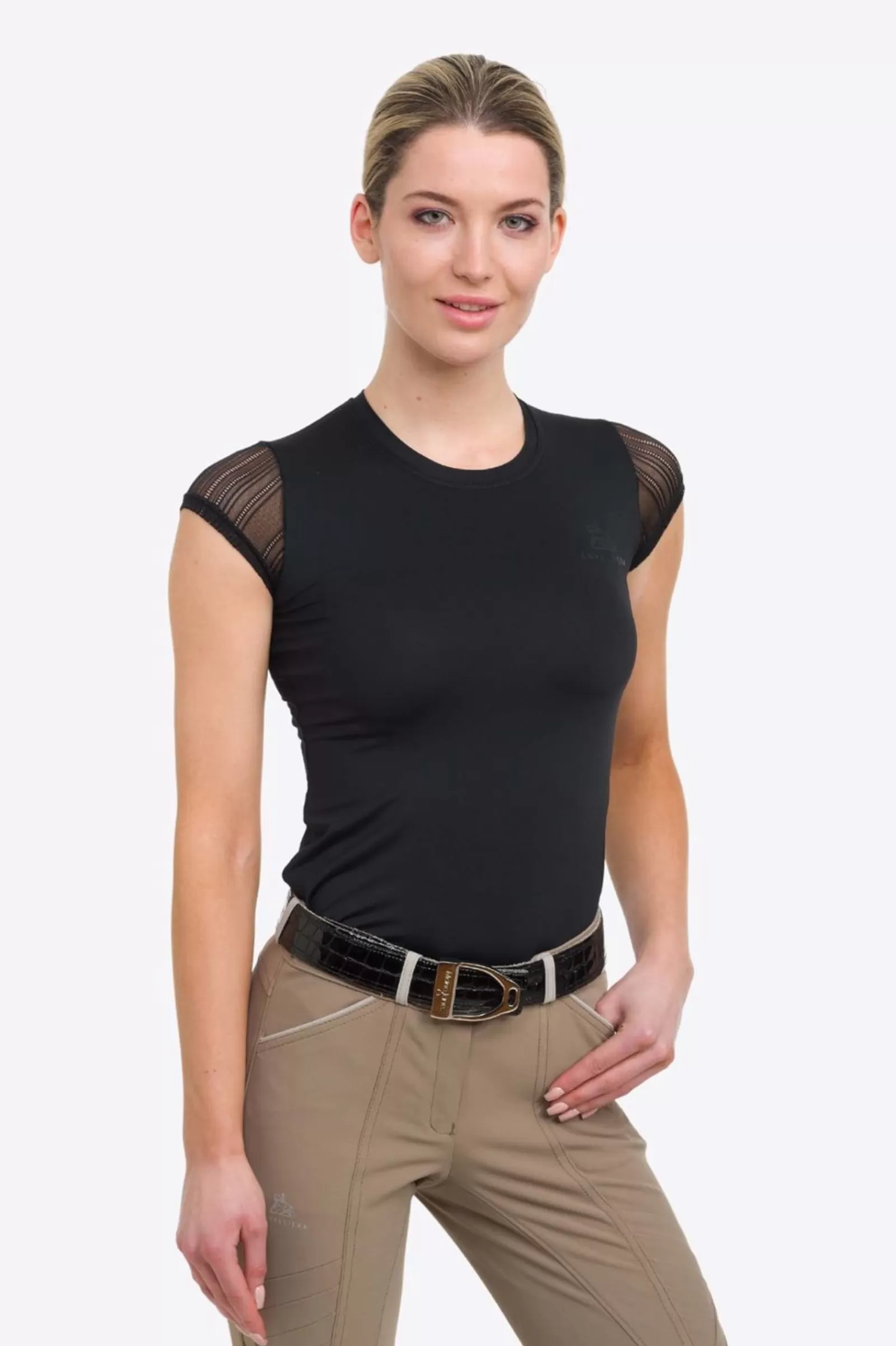 cavalliera Top Casual Contessa, Manches Courtes, Femme< Tee Shirts & Polos