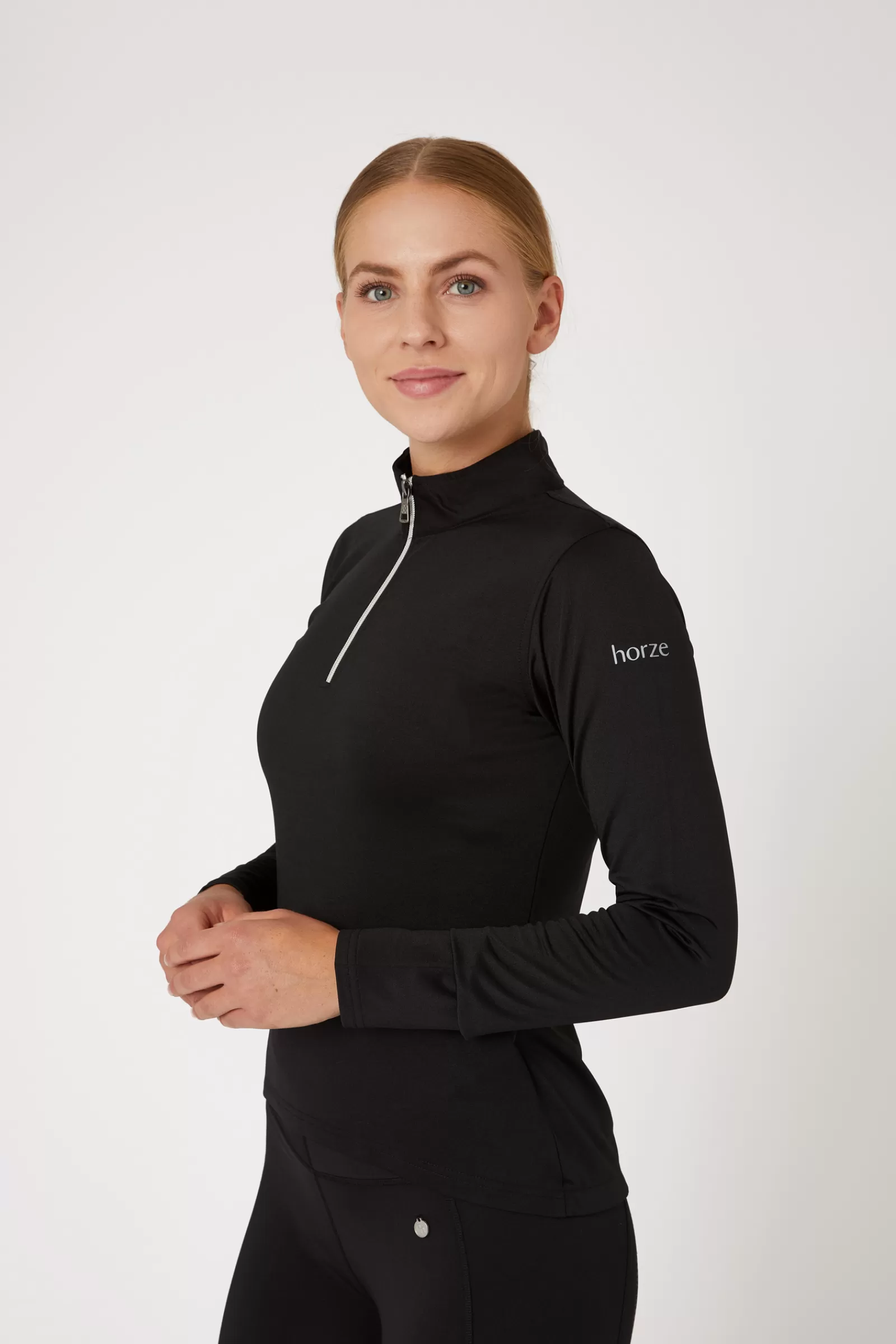 horze Top Fonctionnel A Manches Longues Luminox, Femme< Tee Shirts & Polos
