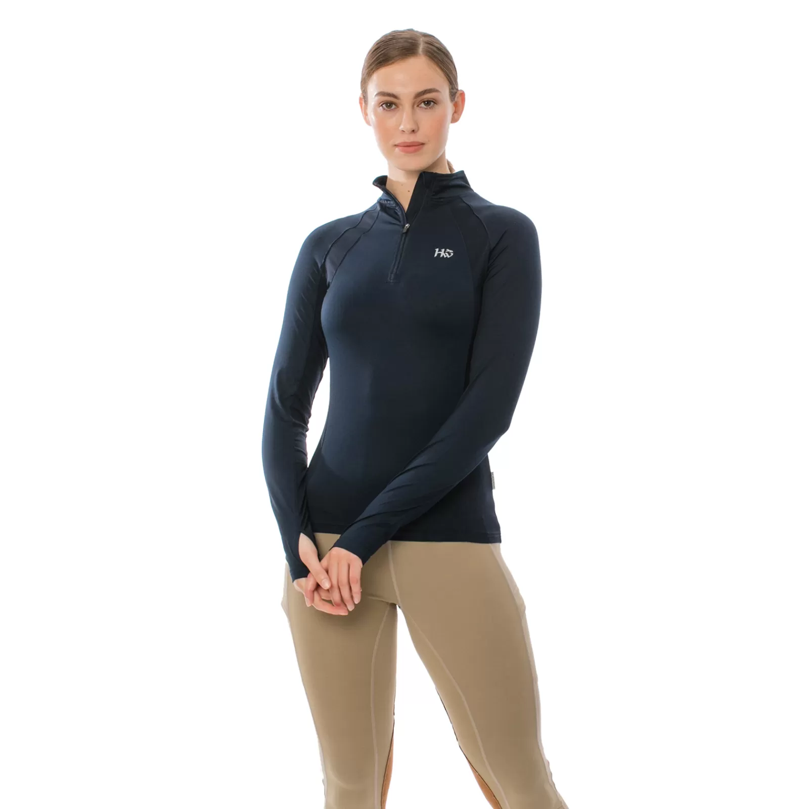 horseware Top Manches Longues Aveen Demi-Zip Tech< Tee Shirts & Polos