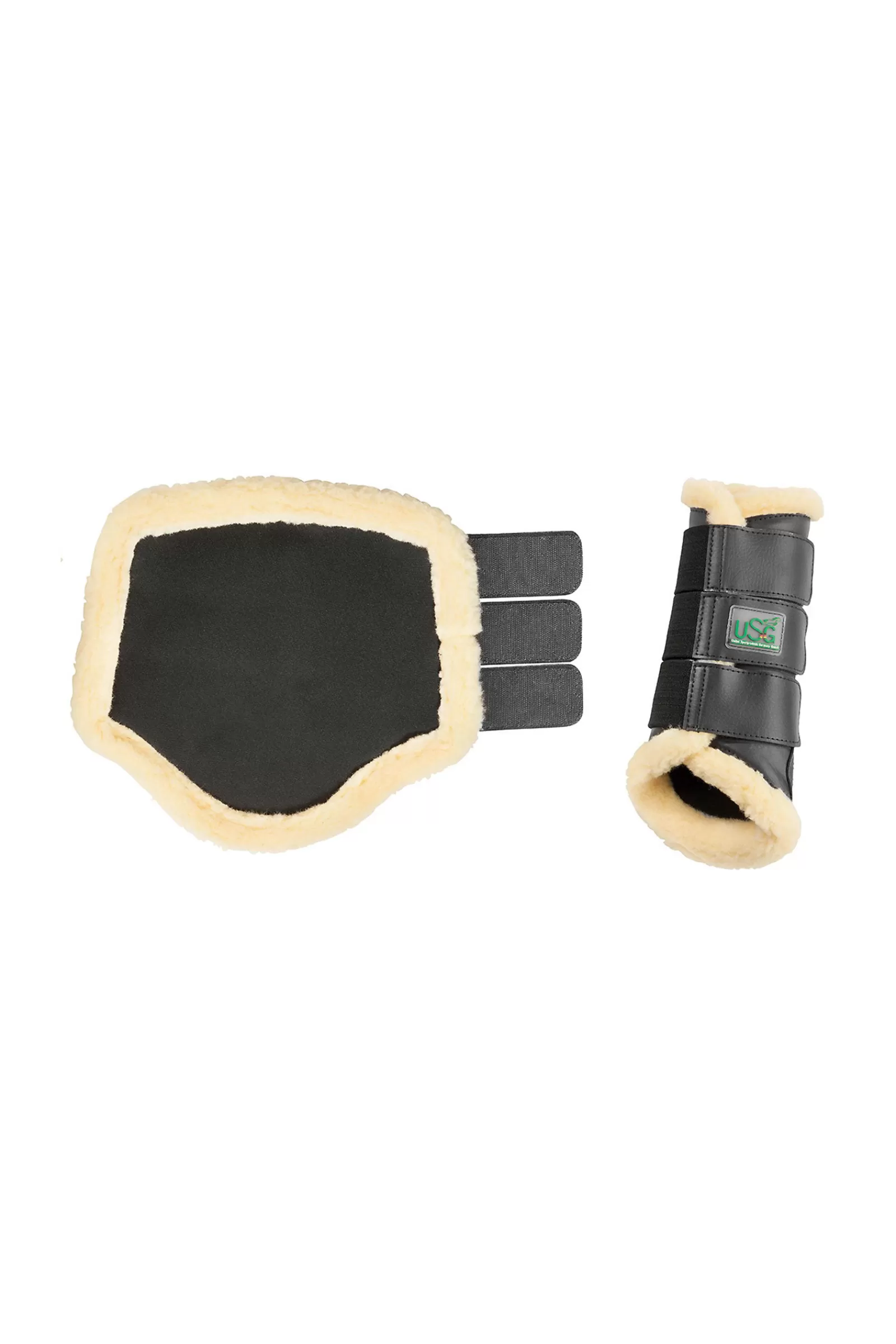 Online Breathopren Brushing Boots With Faux Fur Protections Cheval