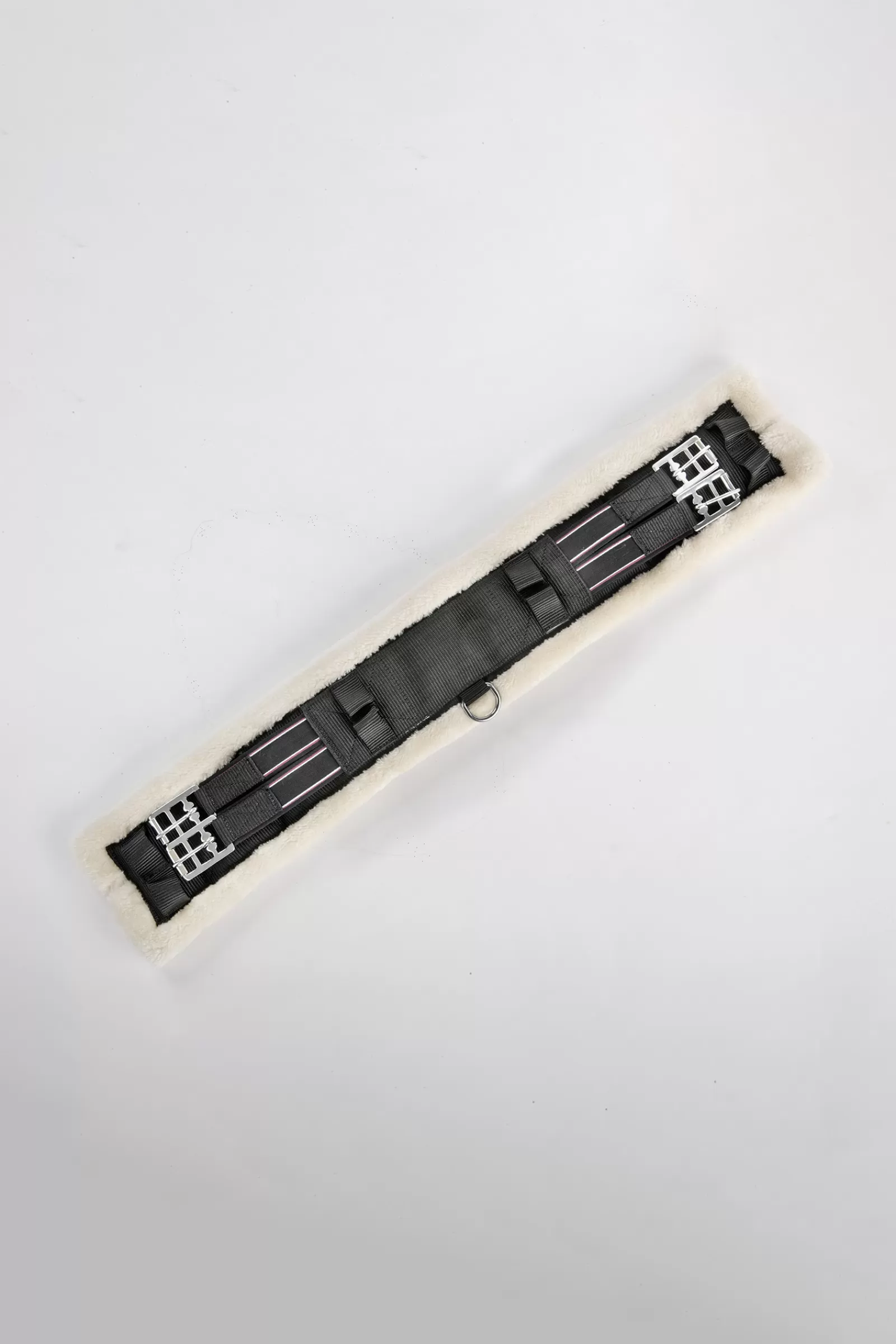 Online Nylon Dressage Girth With Faux Fur Padding Sangles De Cheval