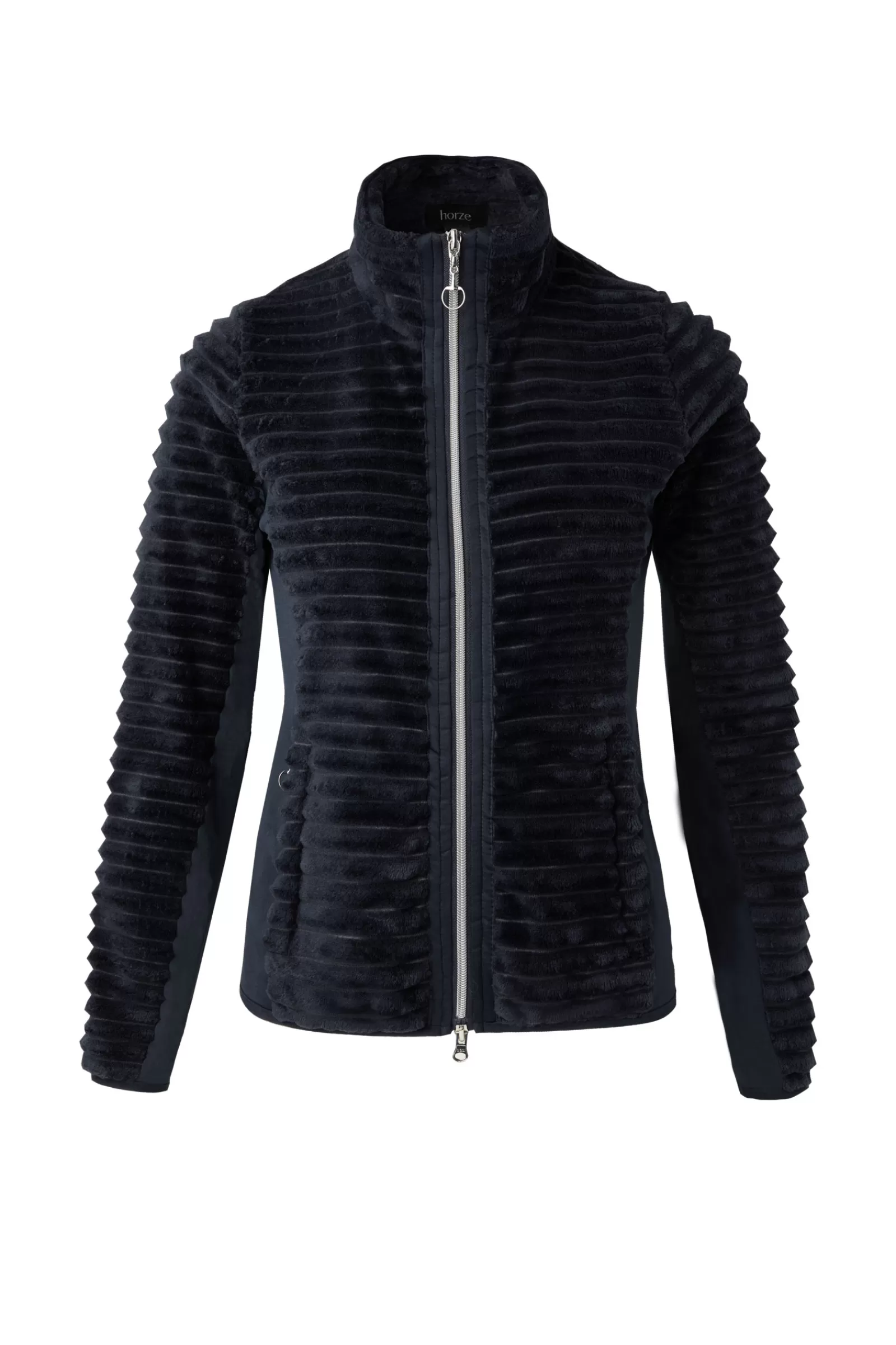 horze Veste D'équitation Polaire Rayee Della, Femme< Pulls & Sweat